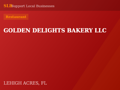 GOLDEN DELIGHTS BAKERY LLC — Restaurant in LEHIGH ACRES, FL