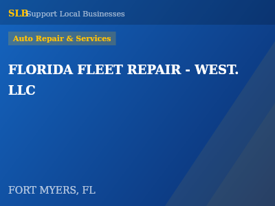 FLORIDA FLEET REPAIR - WEST. LLC — Auto Repair & Services in FORT MYERS, FL
