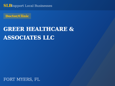 GREER HEALTHCARE & ASSOCIATES LLC — Doctor/Clinic in FORT MYERS, FL