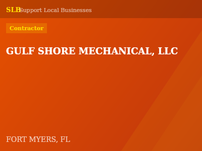 GULF SHORE MECHANICAL, LLC — Contractor in FORT MYERS, FL