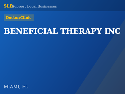 BENEFICIAL THERAPY INC — Doctor/Clinic in MIAMI, FL