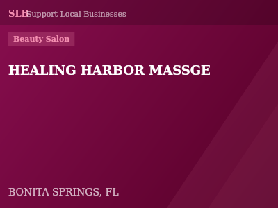 HEALING HARBOR MASSGE — Beauty Salon in BONITA SPRINGS, FL