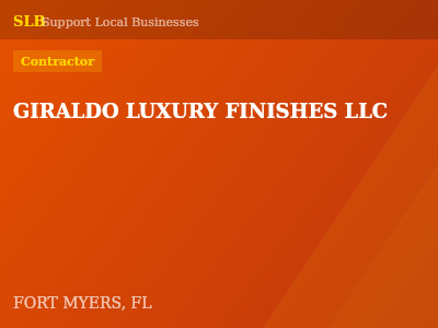 GIRALDO LUXURY FINISHES LLC — Contractor in FORT MYERS, FL