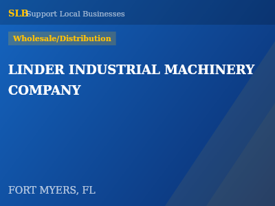LINDER INDUSTRIAL MACHINERY COMPANY — Wholesale/Distribution in FORT MYERS, FL