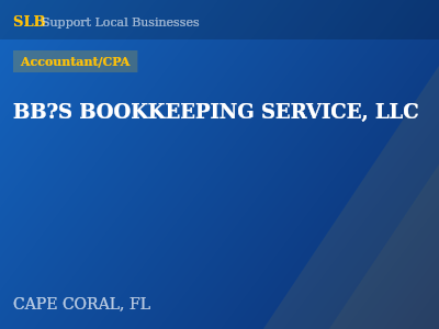 BB?S BOOKKEEPING SERVICE, LLC — Accountant/CPA in CAPE CORAL, FL