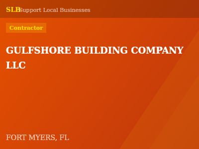 GULFSHORE BUILDING COMPANY LLC — Contractor in FORT MYERS, FL