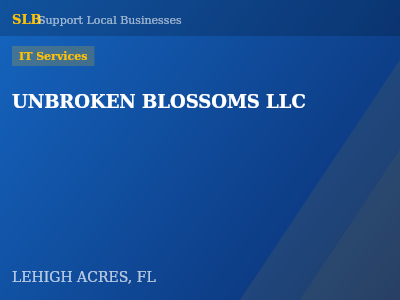 UNBROKEN BLOSSOMS LLC — IT Services in LEHIGH ACRES, FL