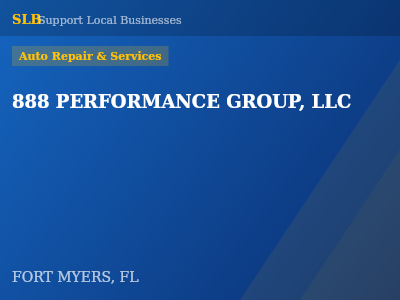 888 PERFORMANCE GROUP, LLC — Auto Repair & Services in FORT MYERS, FL