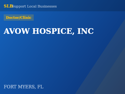 AVOW HOSPICE, INC — Doctor/Clinic in FORT MYERS, FL
