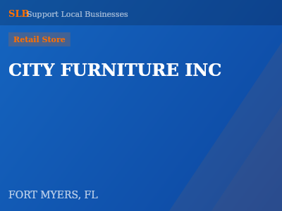 CITY FURNITURE INC — Retail Store in FORT MYERS, FL