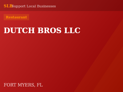 DUTCH BROS LLC — Restaurant in FORT MYERS, FL