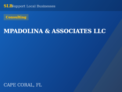 MPADOLINA & ASSOCIATES LLC — Consulting in CAPE CORAL, FL