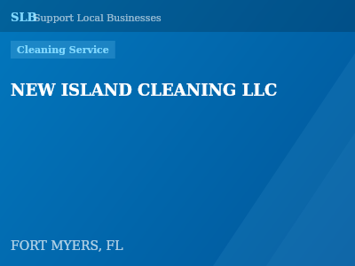 NEW ISLAND CLEANING LLC — Cleaning Service in FORT MYERS, FL
