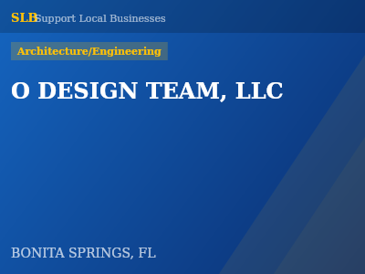 O DESIGN TEAM, LLC — Architecture/Engineering in BONITA SPRINGS, FL