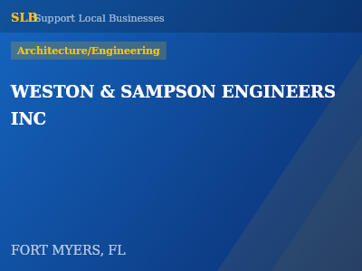 WESTON & SAMPSON ENGINEERS INC — Architecture/Engineering in FORT MYERS, FL