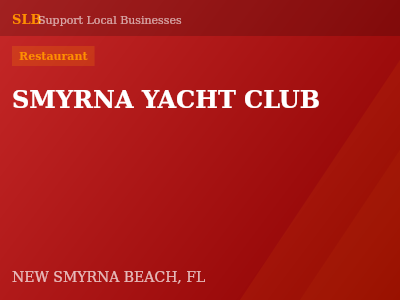 SMYRNA YACHT CLUB — Restaurant in NEW SMYRNA BEACH, FL