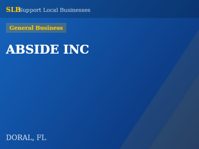 ABSIDE INC — General Business in DORAL, FL