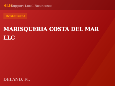 MARISQUERIA COSTA DEL MAR LLC — Restaurant in DELAND, FL
