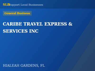 CARIBE TRAVEL EXPRESS & SERVICES INC — General Business in HIALEAH GARDENS, FL