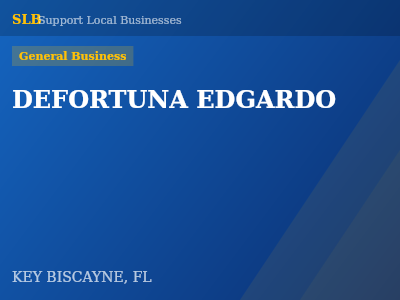 DEFORTUNA EDGARDO — General Business in KEY BISCAYNE, FL