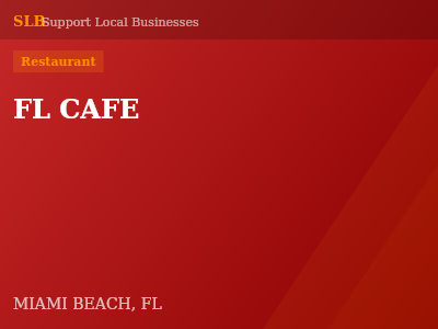 FL CAFE — Restaurant in MIAMI BEACH, FL