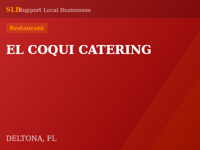 EL COQUI CATERING — Restaurant in DELTONA, FL