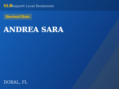 ANDREA SARA — Doctor/Clinic in DORAL, FL