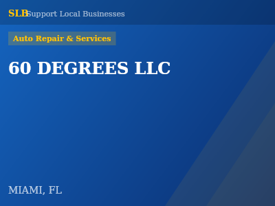 60 DEGREES LLC — Auto Repair & Services in MIAMI, FL