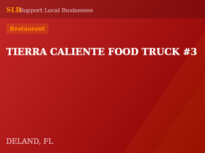 TIERRA CALIENTE FOOD TRUCK #3 — Restaurant in DELAND, FL