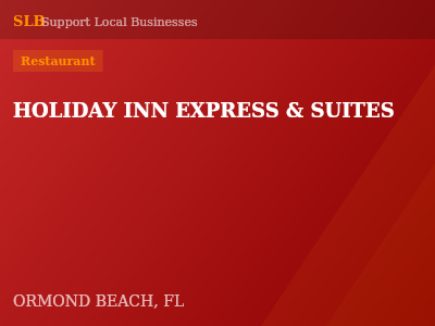 HOLIDAY INN EXPRESS & SUITES — Restaurant in ORMOND BEACH, FL