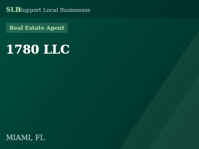 1780 LLC — Real Estate Agent in MIAMI, FL