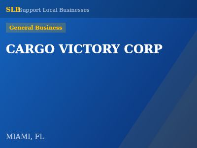 CARGO VICTORY CORP — General Business in MIAMI, FL
