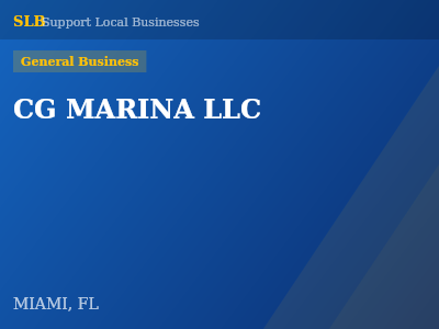 CG MARINA LLC — General Business in MIAMI, FL
