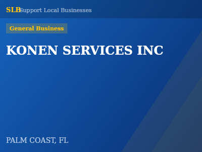 KONEN SERVICES INC — General Business in PALM COAST, FL