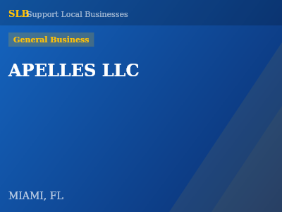 APELLES LLC — General Business in MIAMI, FL