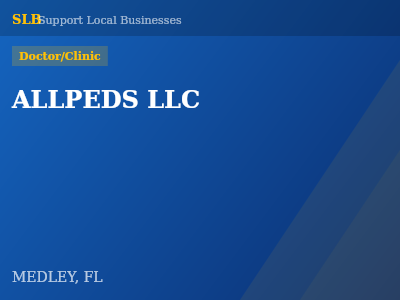 ALLPEDS LLC — Doctor/Clinic in MEDLEY, FL