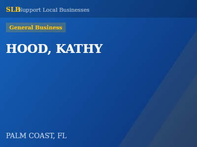 HOOD, KATHY — General Business in PALM COAST, FL