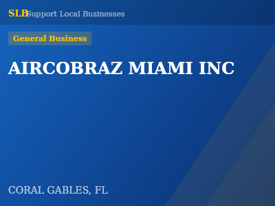 AIRCOBRAZ MIAMI INC — General Business in CORAL GABLES, FL