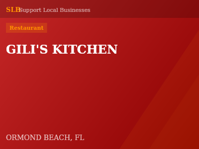 GILI'S KITCHEN — Restaurant in ORMOND BEACH, FL