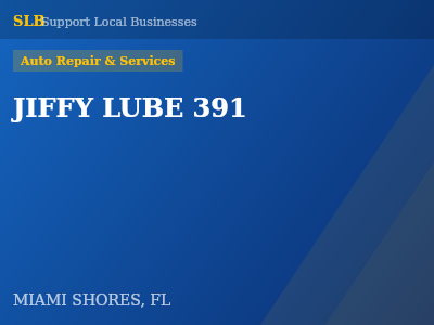 JIFFY LUBE 391 — Auto Repair & Services in MIAMI SHORES, FL