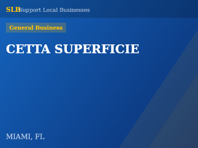 CETTA SUPERFICIE — General Business in MIAMI, FL