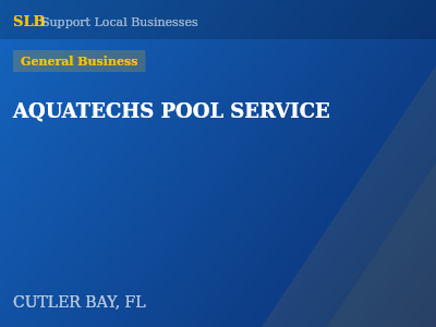 AQUATECHS POOL SERVICE — General Business in CUTLER BAY, FL
