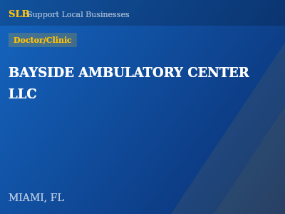 BAYSIDE AMBULATORY CENTER LLC — Doctor/Clinic in MIAMI, FL
