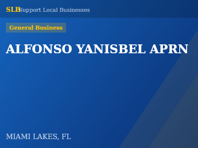ALFONSO YANISBEL APRN — General Business in MIAMI LAKES, FL