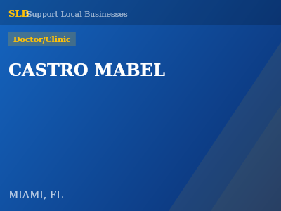 CASTRO MABEL — Doctor/Clinic in MIAMI, FL