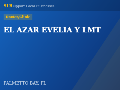 EL AZAR EVELIA Y LMT — Doctor/Clinic in PALMETTO BAY, FL