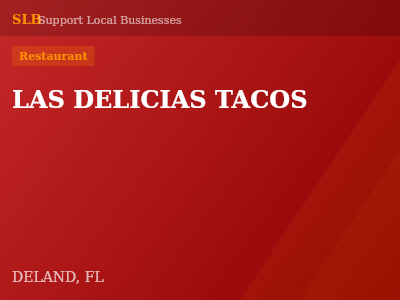 LAS DELICIAS TACOS — Restaurant in DELAND, FL