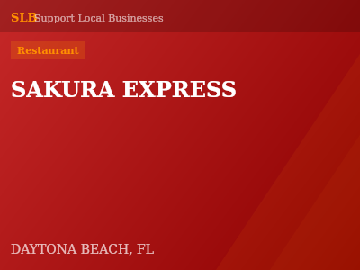 SAKURA EXPRESS — Restaurant in DAYTONA BEACH, FL