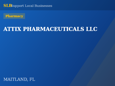 ATTIX PHARMACEUTICALS LLC — Pharmacy in MAITLAND, FL