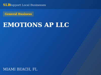 EMOTIONS AP LLC — General Business in MIAMI BEACH, FL